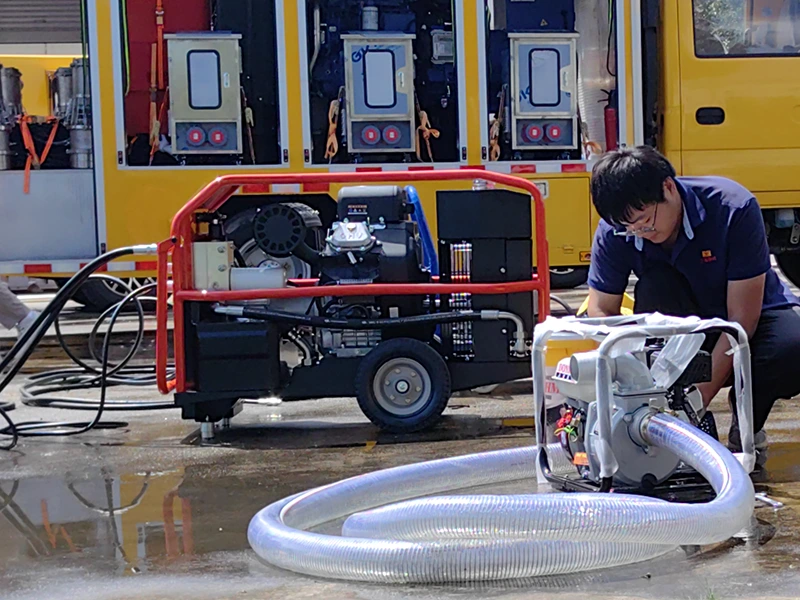 Produk Nyegah Banjir Jianghe Ngluncurake Set Generator Keandalan Dhuwur kanggo Skenario Daya Darurat lan Kontrol Banjir